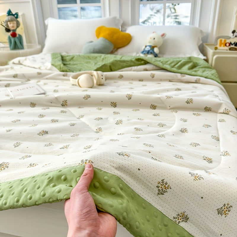 BLOOMCOOL - Lightweight Floral Summer Quilt for Breathable Comfort 7