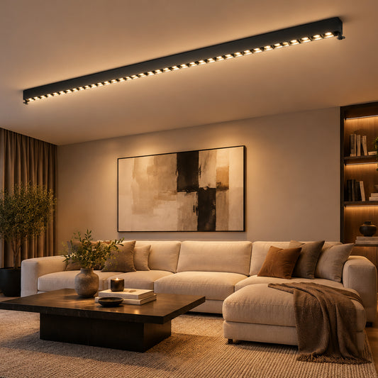 AXISLINE – Drehbare lineare LED-Deckenleuchte für gerichtete Beleuchtung