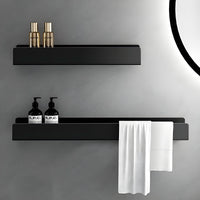 TIDYRAIL – Wall-Mounted Bathroom Shelf with Towel Rail for Everyday Organization