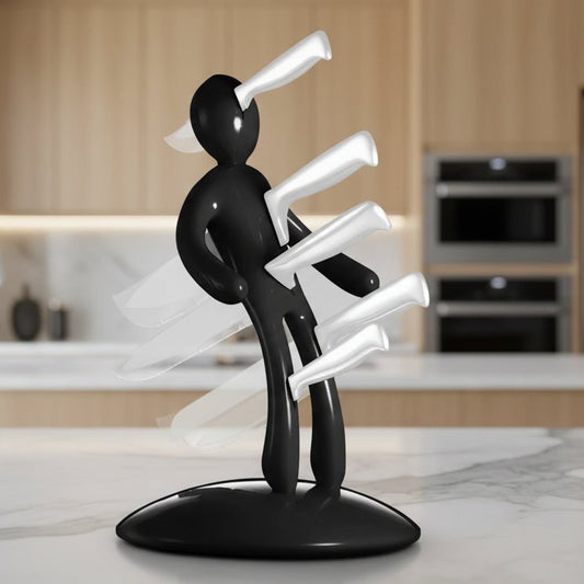 BladeVault - Artistic Humanoid Knife Organizer with Secure Storage 0