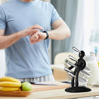 BladeVault - Artistic Humanoid Knife Organizer with Secure Storage 3