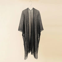 Bohemian Beach Cover Up Kimono & Sarong Set for Women - Lightweight Chiffon 11