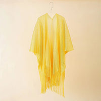 Bohemian Beach Cover Up Kimono & Sarong Set for Women - Lightweight Chiffon 13