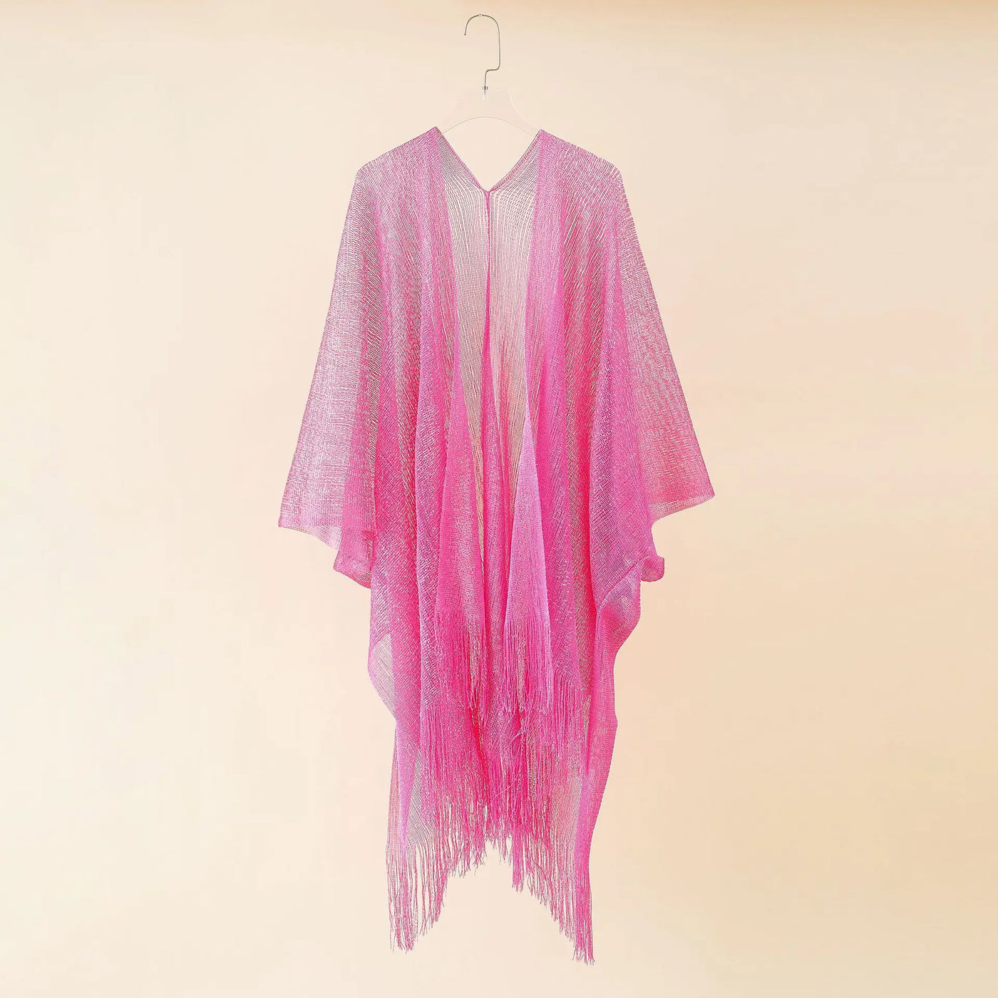 Bohemian Beach Cover Up Kimono & Sarong Set for Women - Lightweight Chiffon 6