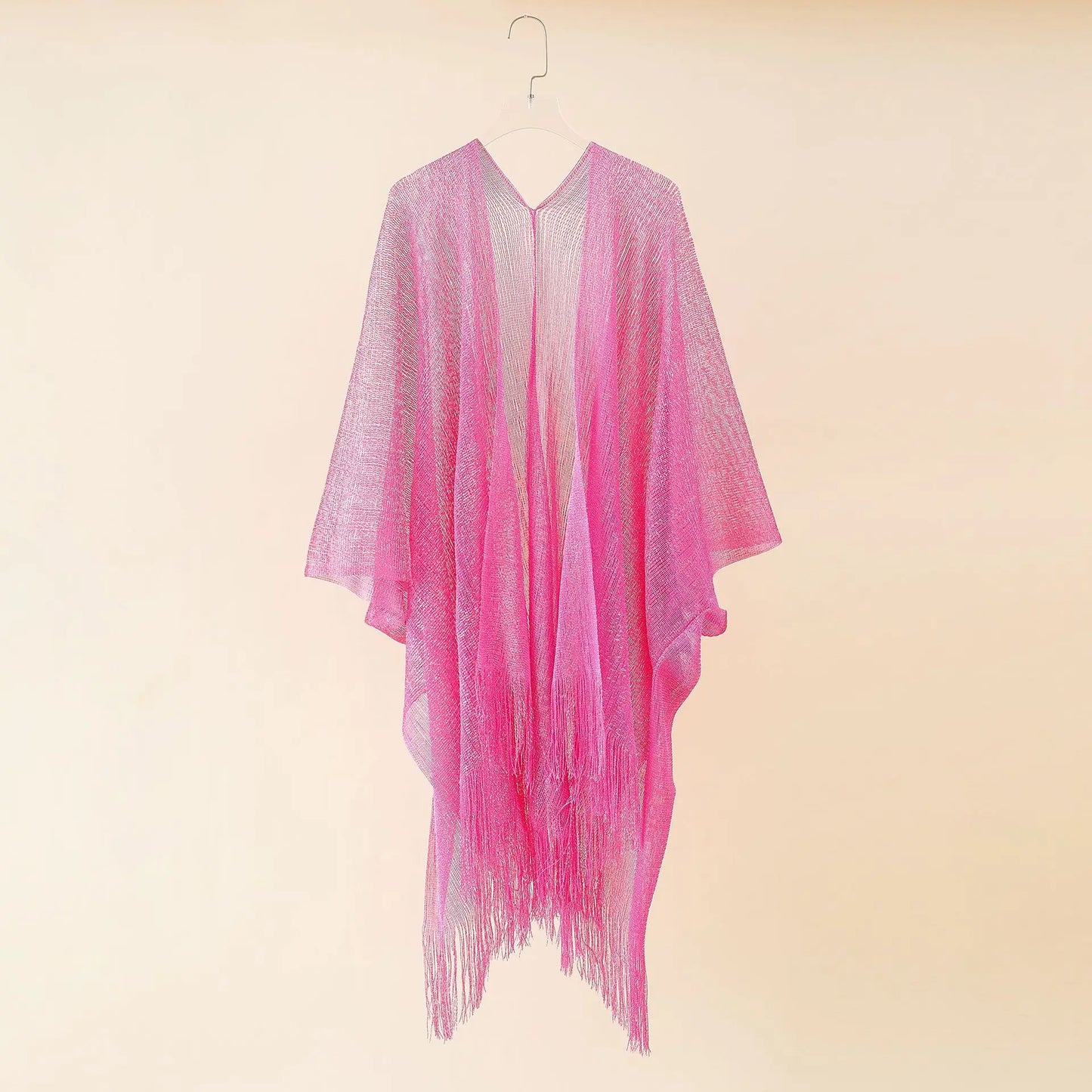 Bohemian Beach Cover Up Kimono & Sarong Set for Women - Lightweight Chiffon 6