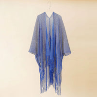 Bohemian Beach Cover Up Kimono & Sarong Set for Women - Lightweight Chiffon 8