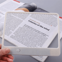 Bright Focus - 3x LED Lighted Magnifying Glass for Comfortable Reading 3