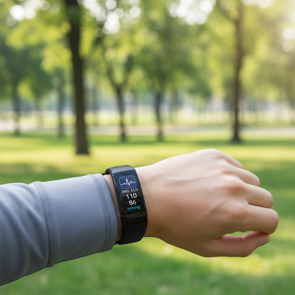 CAREPULSE - Smart Fitness Bracelet with ECG, Blood Pressure & Heart Rate Monitoring 1