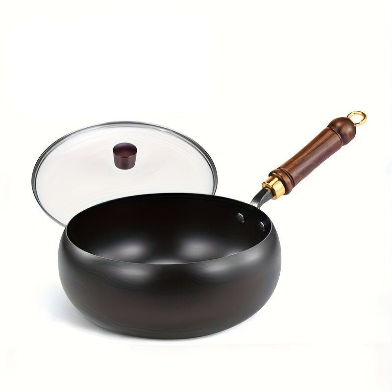 CASTFORGE - Heavy-Duty Cast Iron Skillet with Lid for Versatile Cooking 0