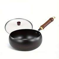 CASTFORGE - Heavy-Duty Cast Iron Skillet with Lid for Versatile Cooking 0