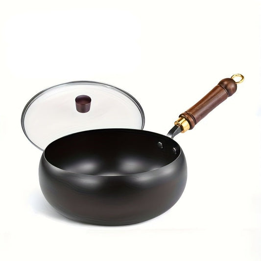 CASTFORGE - Heavy-Duty Cast Iron Skillet with Lid for Versatile Cooking 0