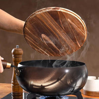CASTFORGE - Heavy-Duty Cast Iron Skillet with Lid for Versatile Cooking 2