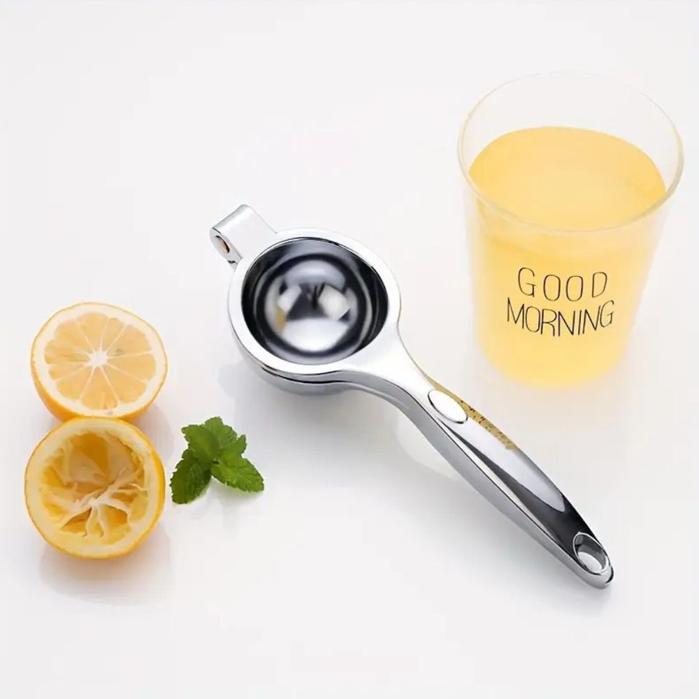CITRAPRESS - Manual Stainless Steel Lemon Squeezer for Effortless Juicing 1