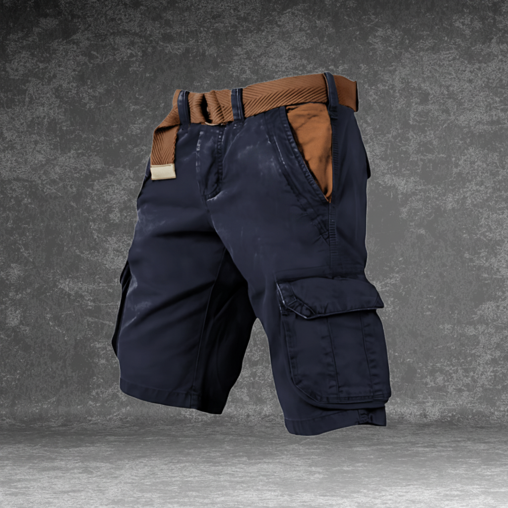 RUGGAREX – Pantaloncini Cargo da Uomo Leggeri con Tasche Multiple Casual