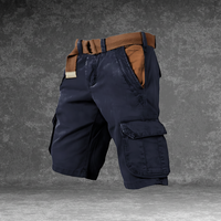 RUGGAREX – Pantaloncini Cargo da Uomo Leggeri con Tasche Multiple Casual