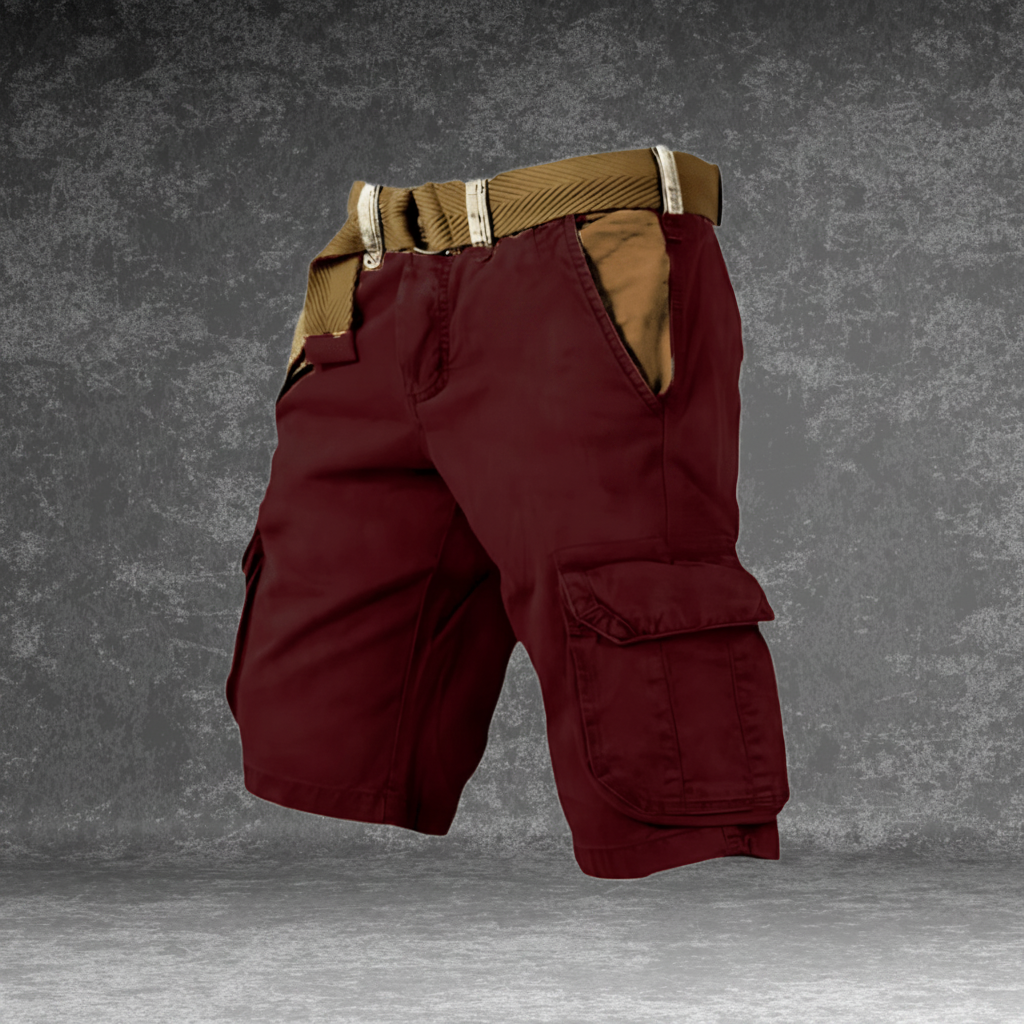 RUGGAREX – Pantaloncini Cargo da Uomo Leggeri con Tasche Multiple Casual
