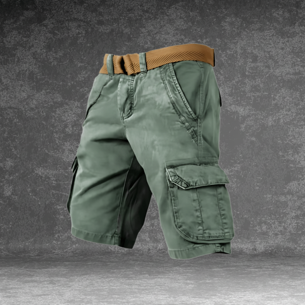 RUGGAREX – Pantaloncini Cargo da Uomo Leggeri con Tasche Multiple Casual