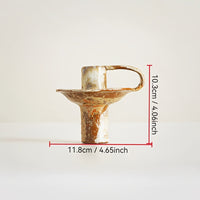 Ceramika Retro - Handcrafted Ceramic Candlestick Holder for Cozy Ambiance 3