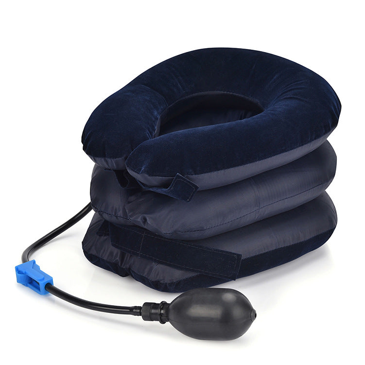 Cervical Neck Stretcher - Inflatable Neck Pain Relief Traction Device for Comfort 0