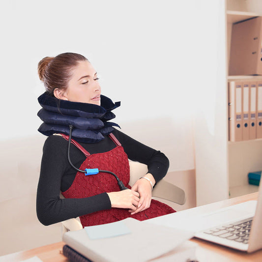 Cervical Neck Stretcher - Inflatable Neck Pain Relief Traction Device for Comfort 5