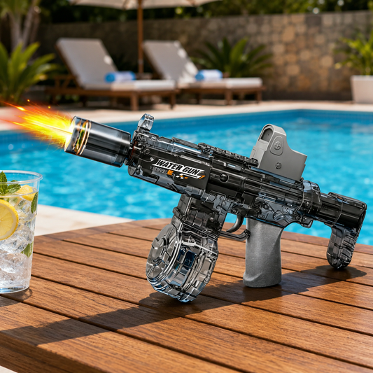 BLASTLIVA – Elektrische Wasserpistole mit simulierten Rückstoß-Effekten