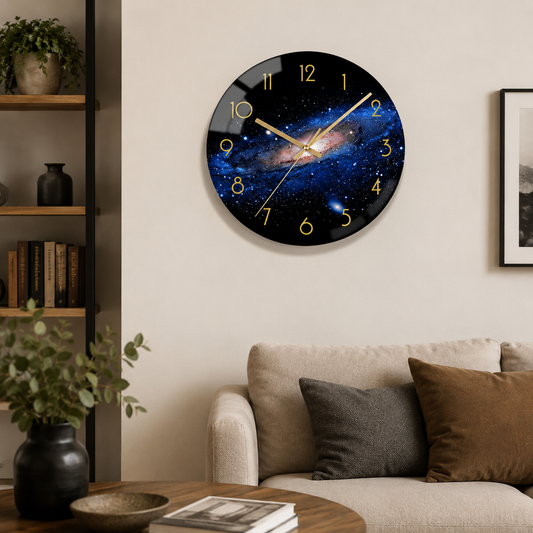 TIMEORA – Modern 12-Inch Artistic Wall Clock for Elegant Home and Interior Decor