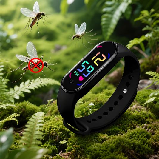 SUMMERFLOW – Unisex Mosquito Repellent Watch Style Bracelet