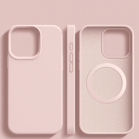 SILVORA – Premium Silicone iPhone Case with MagSafe Protection and Soft Microfiber Lining