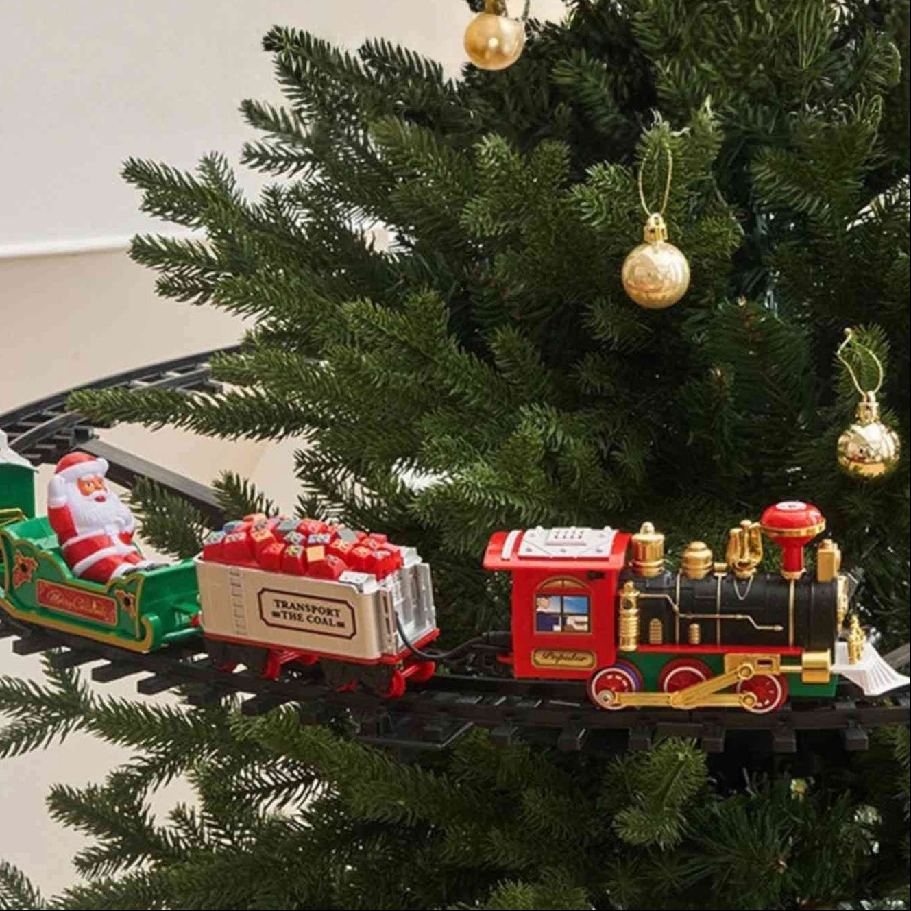 TREEEXPRESS – Christmas Tree Train for Cheerful Holiday Styling