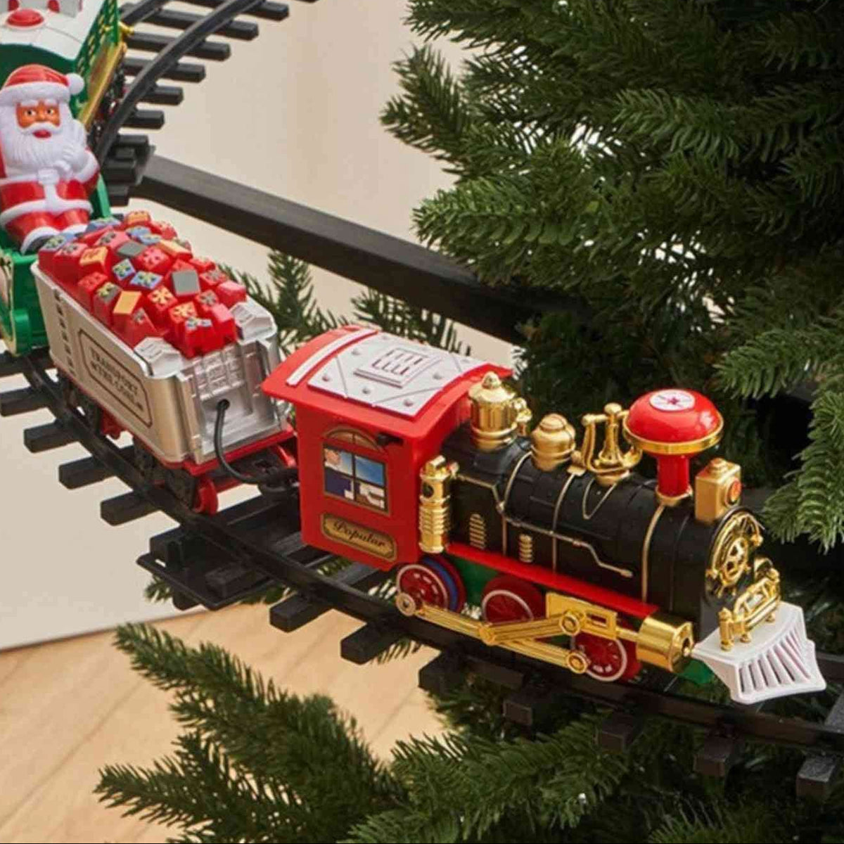 TREEEXPRESS – Christmas Tree Train for Cheerful Holiday Styling