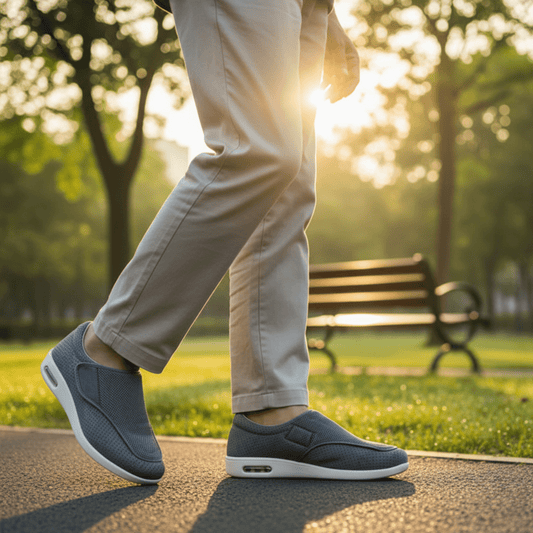 ComfortFit - Extra Wide Diabetic Walking Shoes with Memory Foam Insole 2