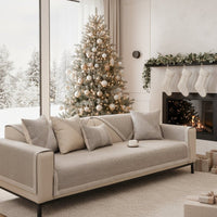 Comfortweft - Breathable Non-Slip Cotton-Linen Sofa Cover for All Seasons 1