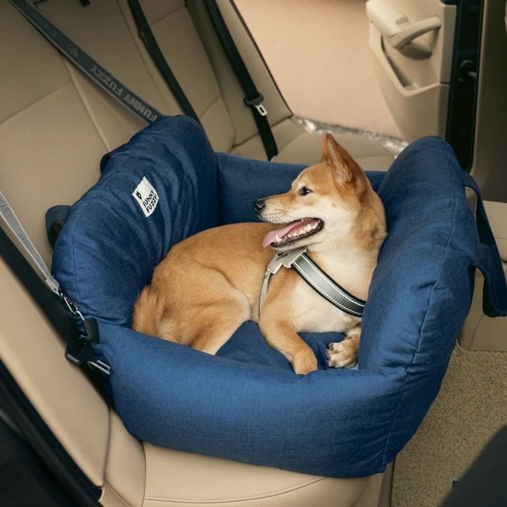 ComfyRide - Adjustable Dog Seat Bed with Non-Slip Base & Safety Straps 14