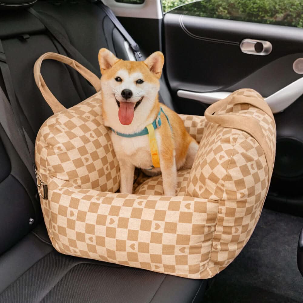 ComfyRide - Adjustable Dog Seat Bed with Non-Slip Base & Safety Straps 15