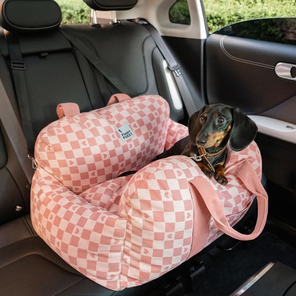 ComfyRide - Adjustable Dog Seat Bed with Non-Slip Base & Safety Straps 16