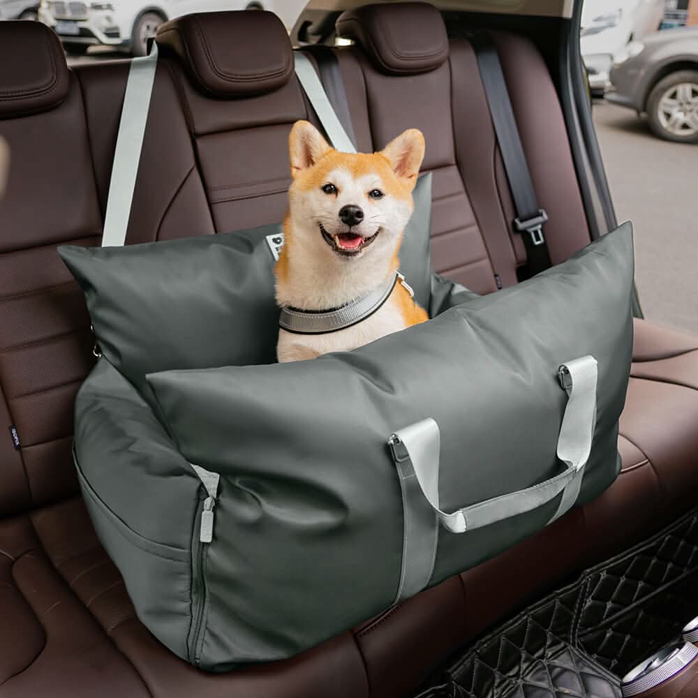 ComfyRide - Adjustable Dog Seat Bed with Non-Slip Base & Safety Straps 17