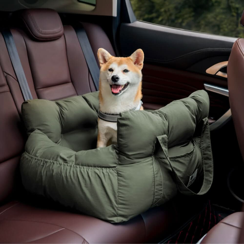 ComfyRide - Adjustable Dog Seat Bed with Non-Slip Base & Safety Straps 19