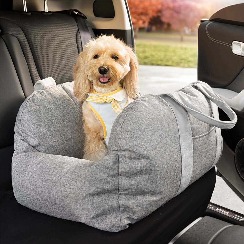 ComfyRide - Adjustable Dog Seat Bed with Non-Slip Base & Safety Straps 20