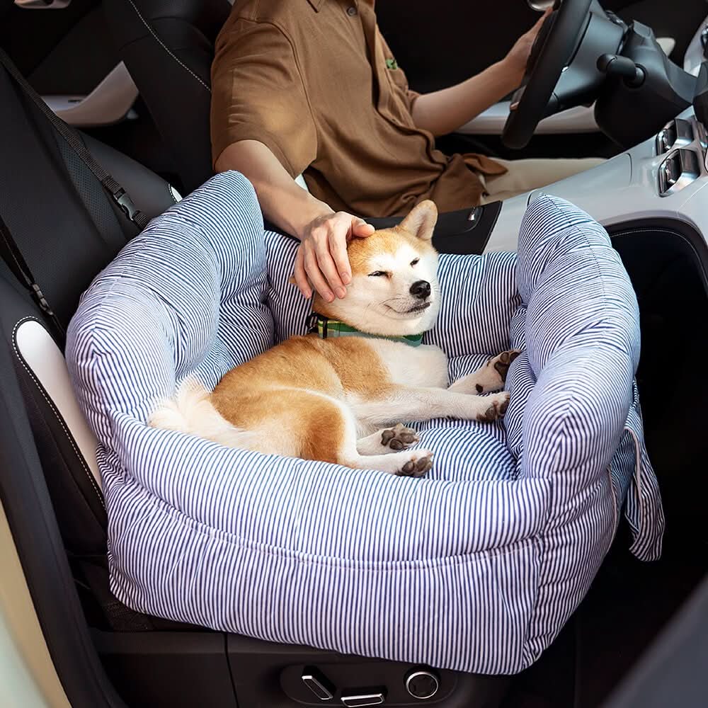 ComfyRide - Adjustable Dog Seat Bed with Non-Slip Base & Safety Straps 22