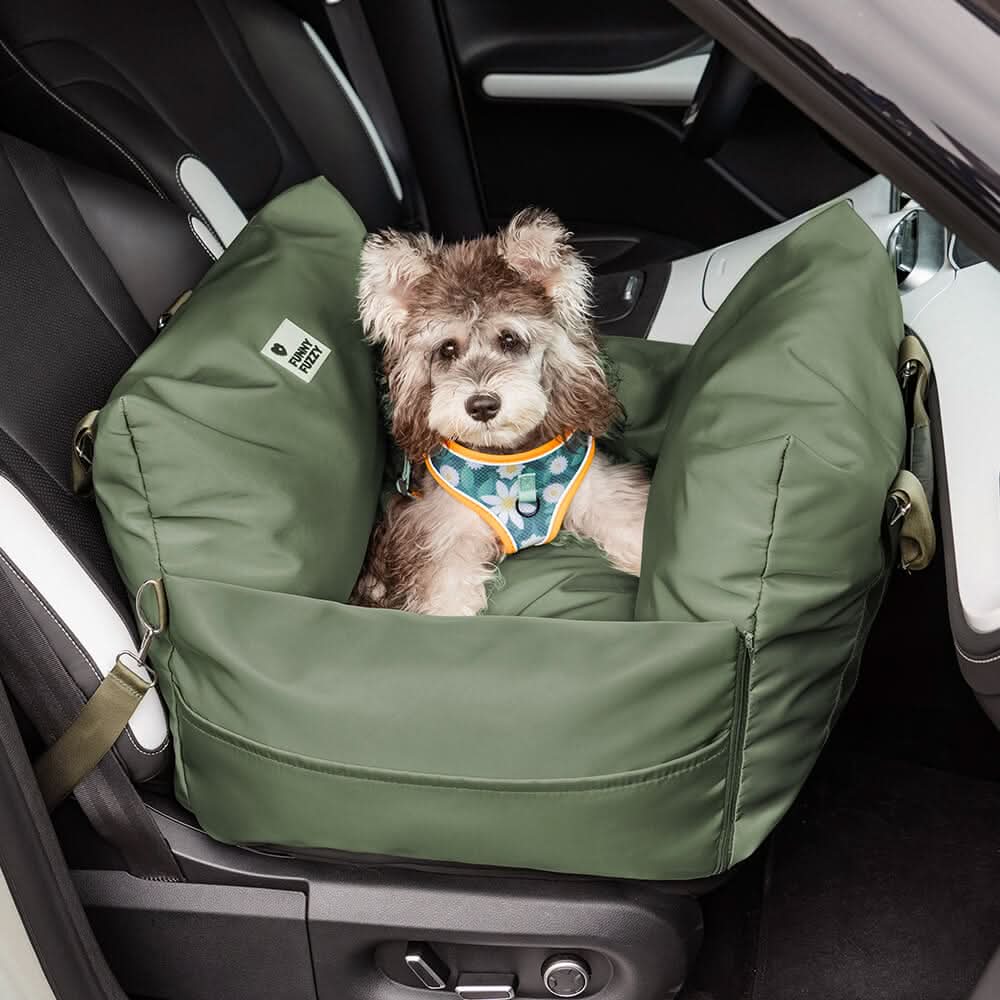 ComfyRide - Adjustable Dog Seat Bed with Non-Slip Base & Safety Straps 24
