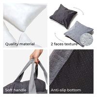ComfyRide - Adjustable Dog Seat Bed with Non-Slip Base & Safety Straps 5