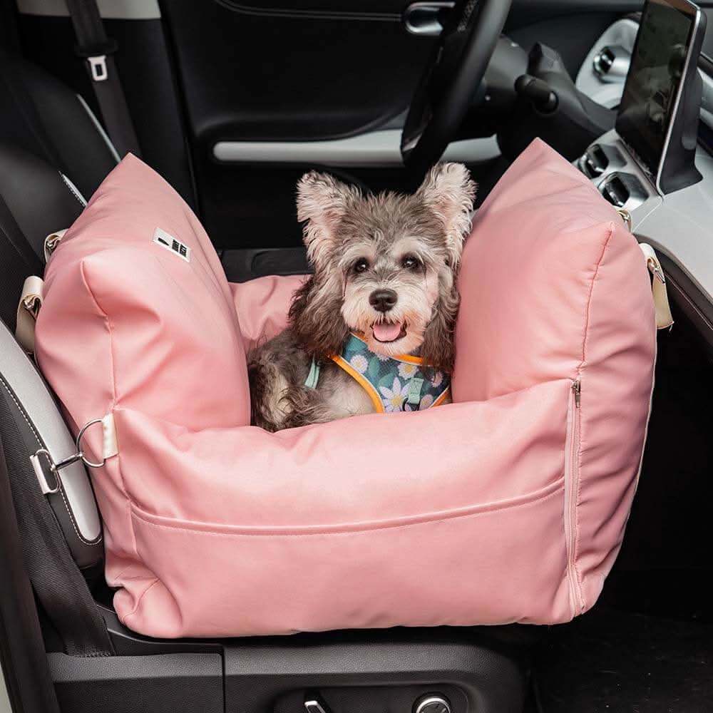 ComfyRide - Adjustable Dog Seat Bed with Non-Slip Base & Safety Straps 9