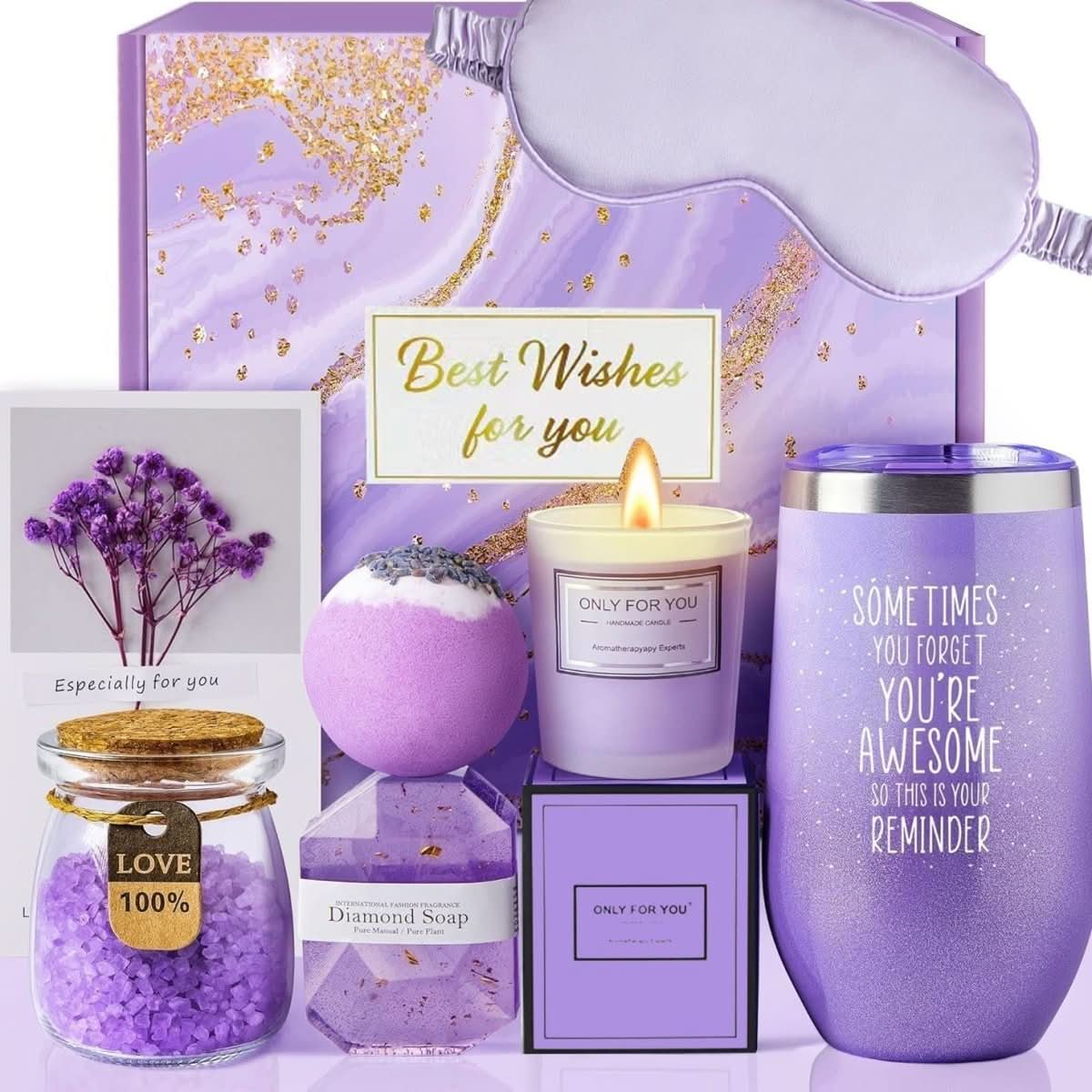 Complete Spa Gift Set - Luxury Spa Kit with Aromatherapy & Care Products 2