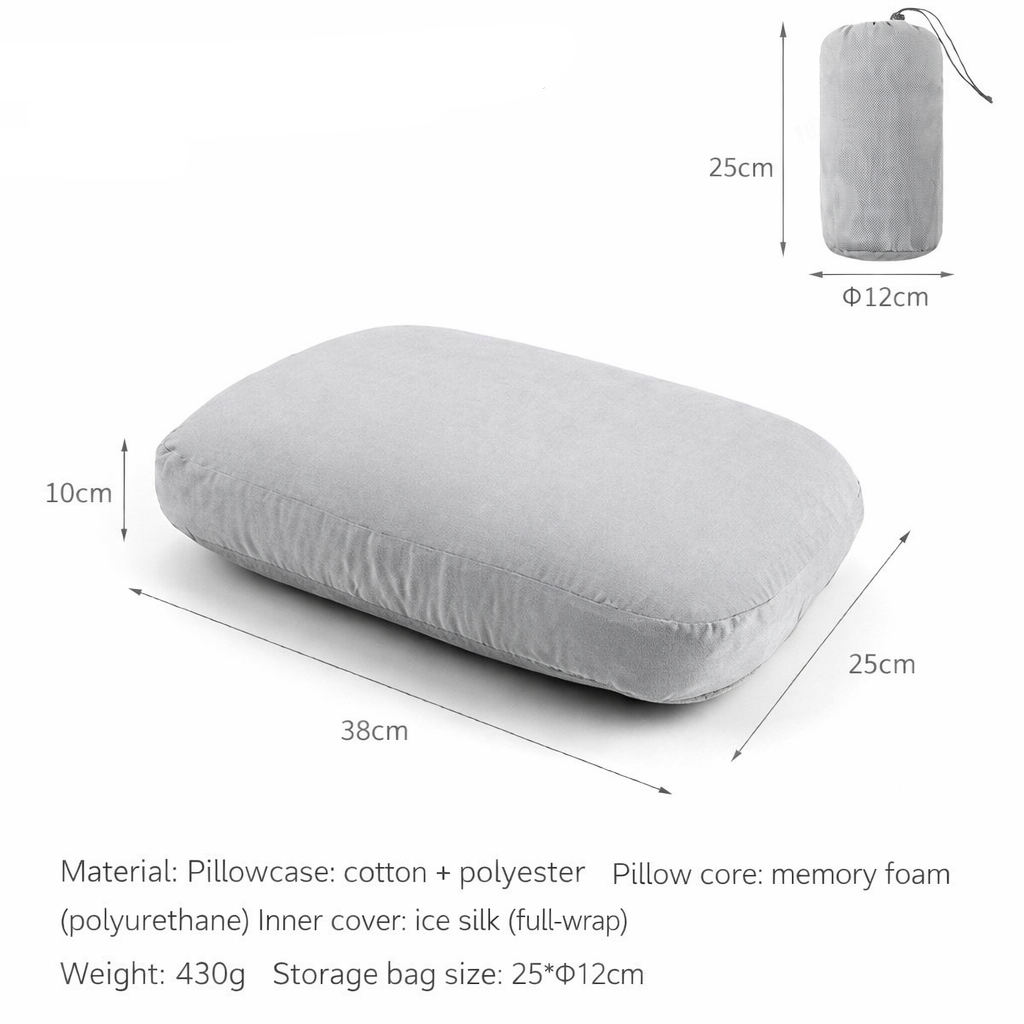 TRAVELNEST – Outdoor Memory Foam Camping Pillow