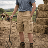 RUGGAREX – Pantaloncini Cargo da Uomo Leggeri con Tasche Multiple Casual