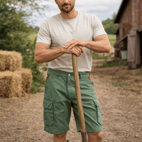 RUGGAREX – Pantaloncini Cargo da Uomo Leggeri con Tasche Multiple Casual