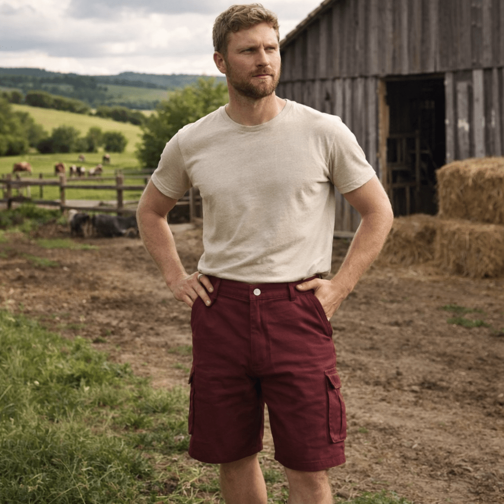 RUGGAREX – Pantaloncini Cargo da Uomo Leggeri con Tasche Multiple Casual