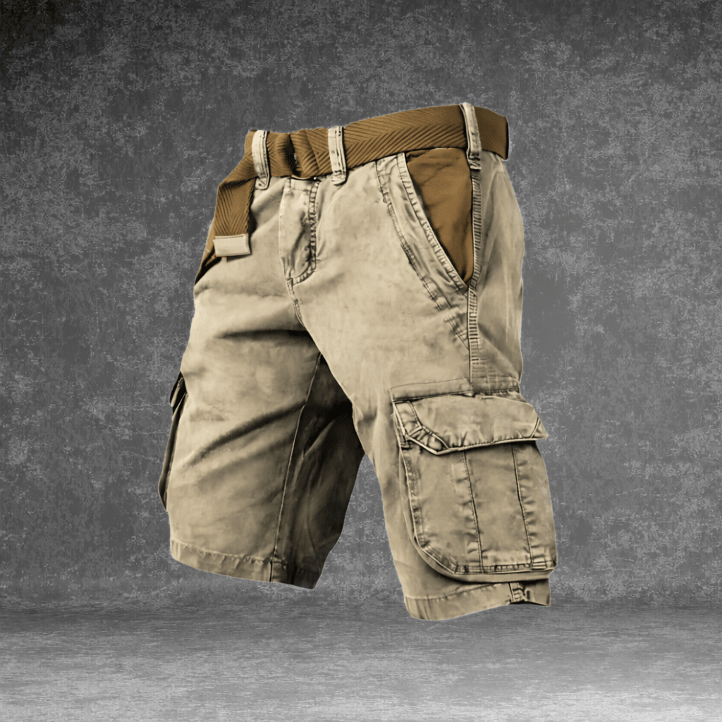 RUGGAREX – Pantaloncini Cargo da Uomo Leggeri con Tasche Multiple Casual