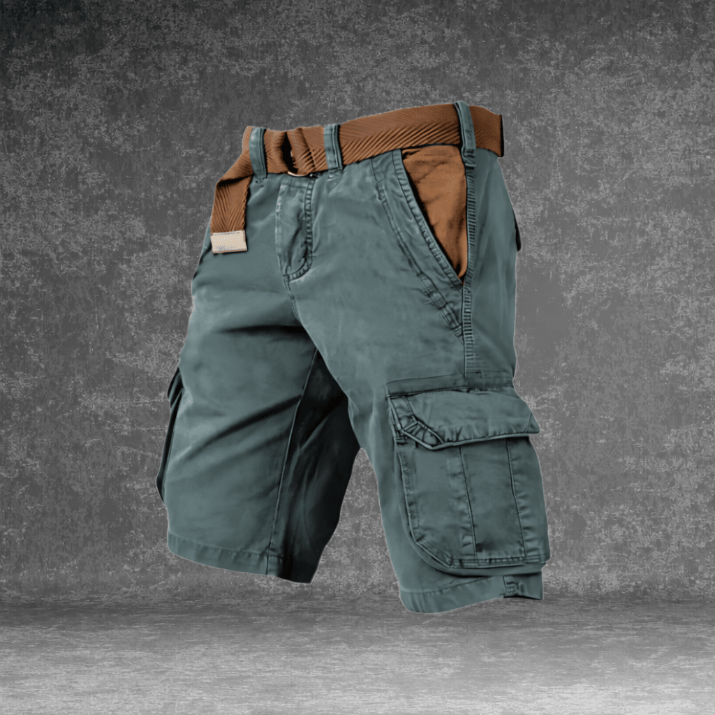 RUGGAREX – Pantaloncini Cargo da Uomo Leggeri con Tasche Multiple Casual