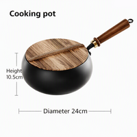 CASTFORGE - Heavy-Duty Cast Iron Skillet with Lid for Versatile Cooking